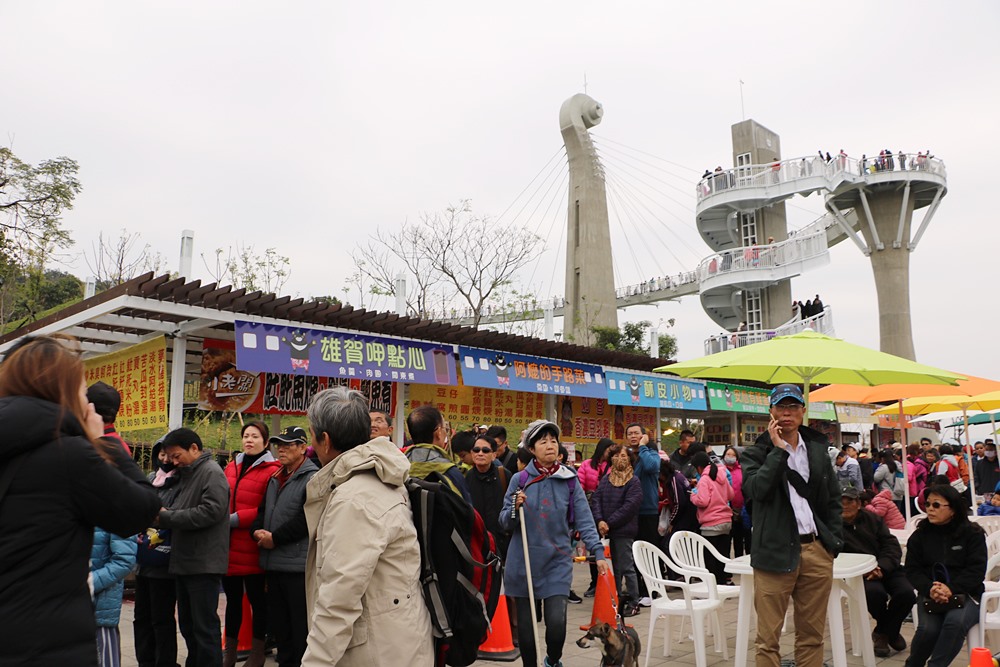 岗山之眼 天空廊道,俯瞰阿公店水库,台湾海峡 x 试营运期间2/4~2/11