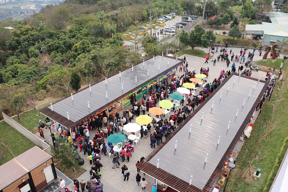 岗山之眼 天空廊道,俯瞰阿公店水库,台湾海峡 x 试营运期间2/4~2/11